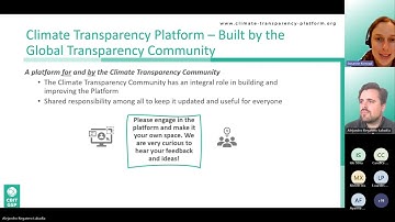 Editando y actualizando contenidos en la Plataforma de Transparencia Climática [Inglés]