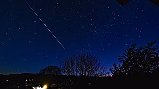 Meteors, Satellites Or Planes? Night Time Lapse 4K - April 17, 2024