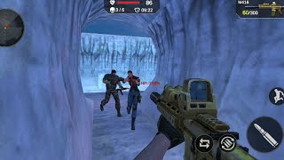 Anti-Terrorism Commando Mission 2019 Ice caves Shoot Terrorist (Android GamePlay). screenshot 4