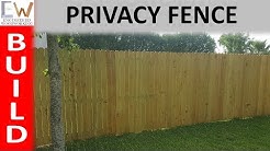 Replacing Privacy Fence - DIY