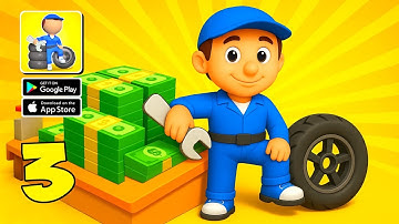 Busy Garage - Gameplay Walkthrough Part 3 - Refilling Gas Tanks (iOS, Android)