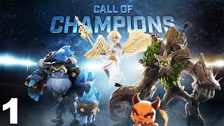 Call of Champions - Gameplay Walkthrough Part 1 - Tutorial & Practice Matches (iOS, Android) screenshot 1