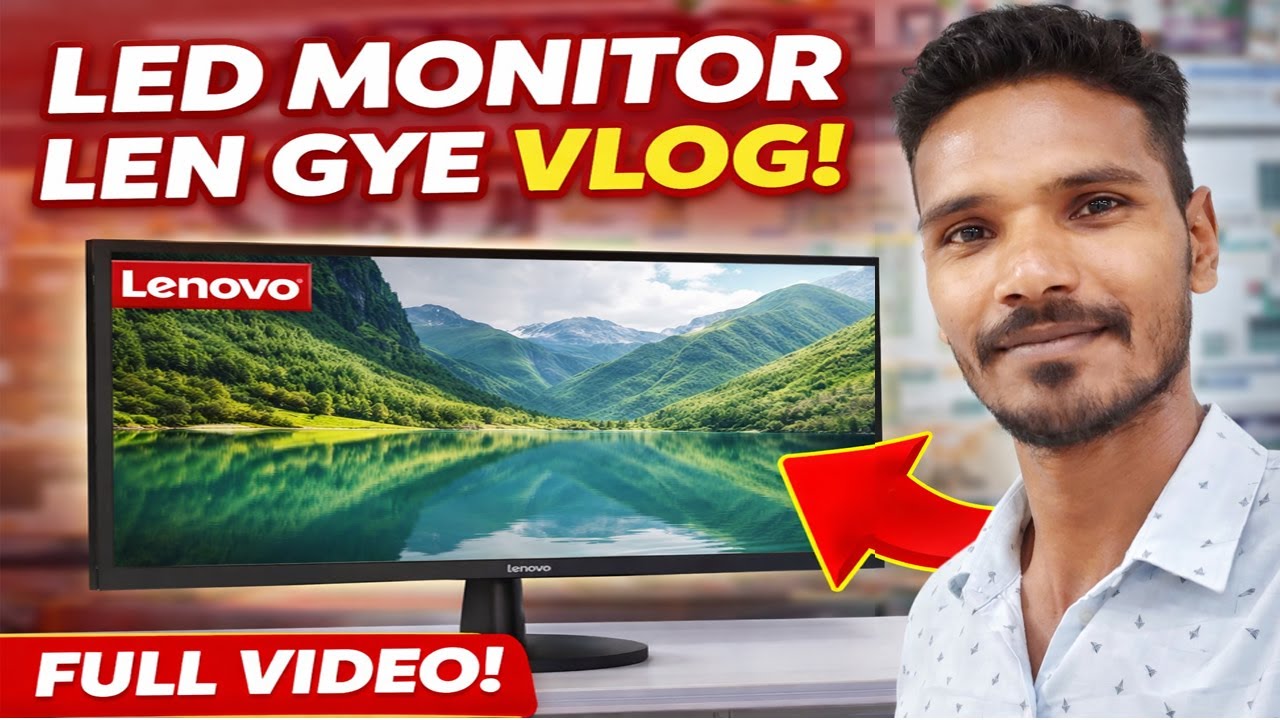 Hisar Market Se LED Monitor Kharida 😍 | Computer Monitor Shopping Vlog