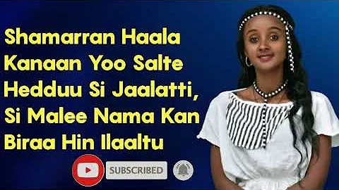 Shamarran Haala Kanaan Yoo Salte Hedduu Si Jaalatti Si Malee Nama Kan Biraa Hin Ilaaltu Dr Dinka 