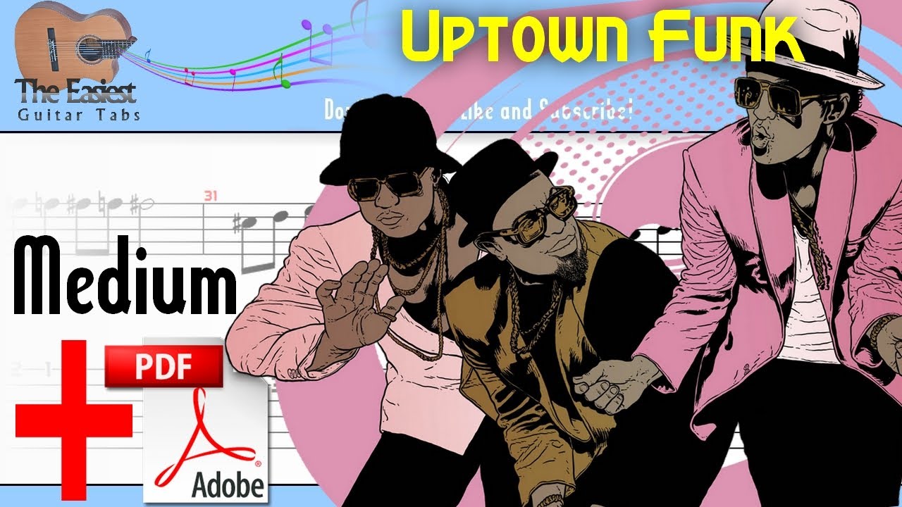 Bruno Mars - Uptown Funk Guitar Tab Bruno Mars - Uptown Funk Guitar Tab