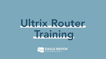 Ultrix Training
