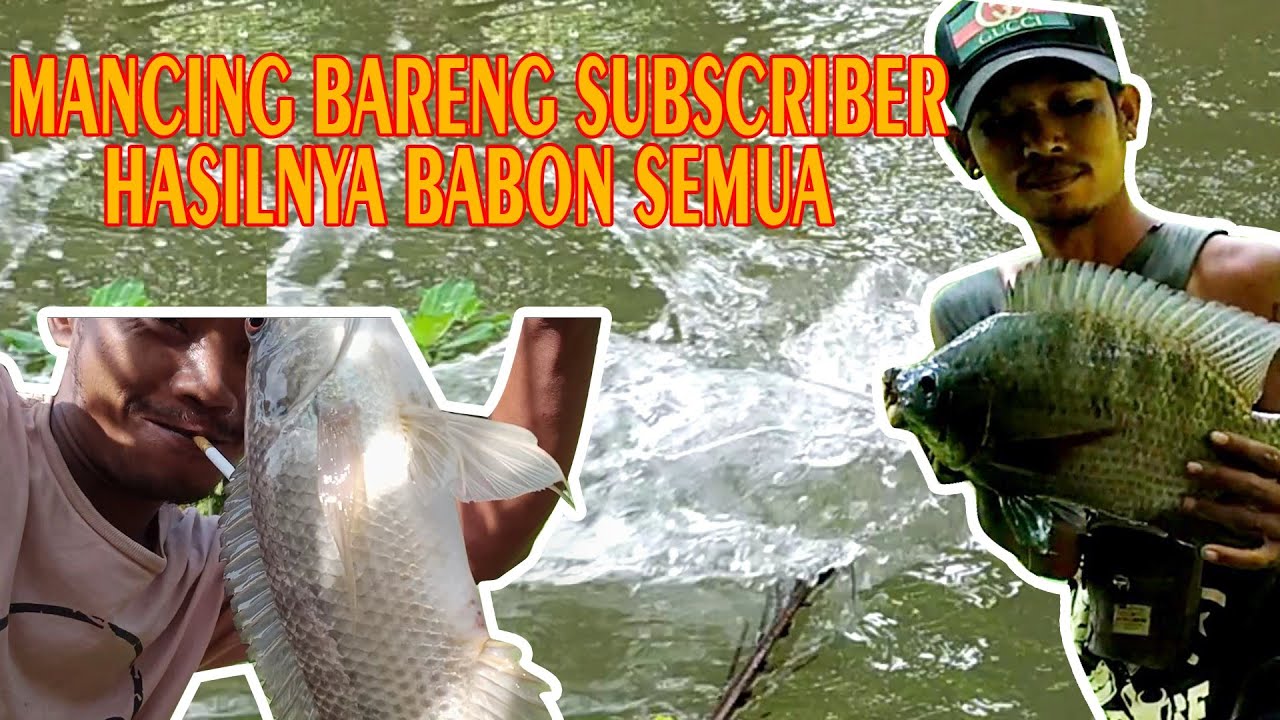 MANCING BABON IKAN MUJAIR AKHIRNYA BANJIR STRAEK JUGA SPOT MUARA DANAU
