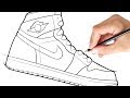 How to Draw a Shoe (Air Jordan 1)