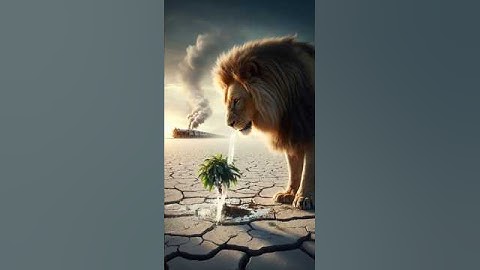 The soldier saves the mango tree from drying up #ai #tree #water #mango  #shorts