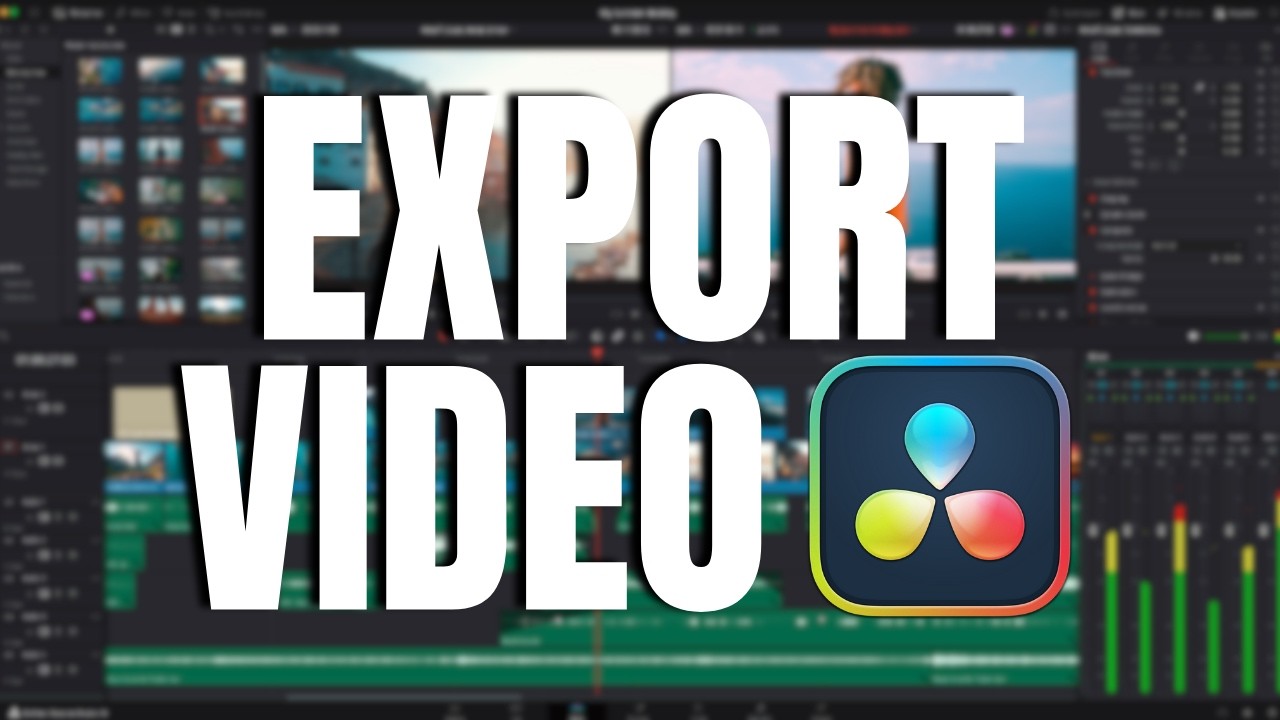 How To Easily Export Video In Davinci Resolve 19 - YouTube