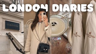 STAYING AT THE CORINTHIA IN LONDON | self care spa weekend, room tour & good food