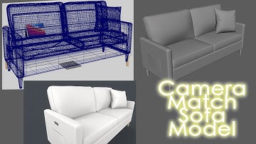 "Mastering Camera Matching: Creating a Realistic Sofa Model in Maya" Part 2