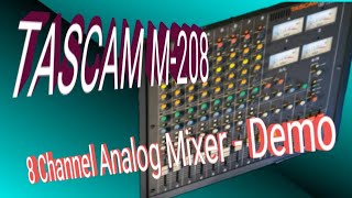 TASCAM-M208　MIXER　通電確認のみ　ジャンク品 TASCAM-M208 MIXER 通電確認のみ ジャンク品 - メルカリ