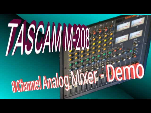 TASCAM　タスカム　M-208　8ch アナログミキサー　動作品 s-l400.jpg