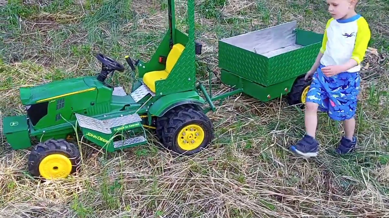 little farmer John Deere.