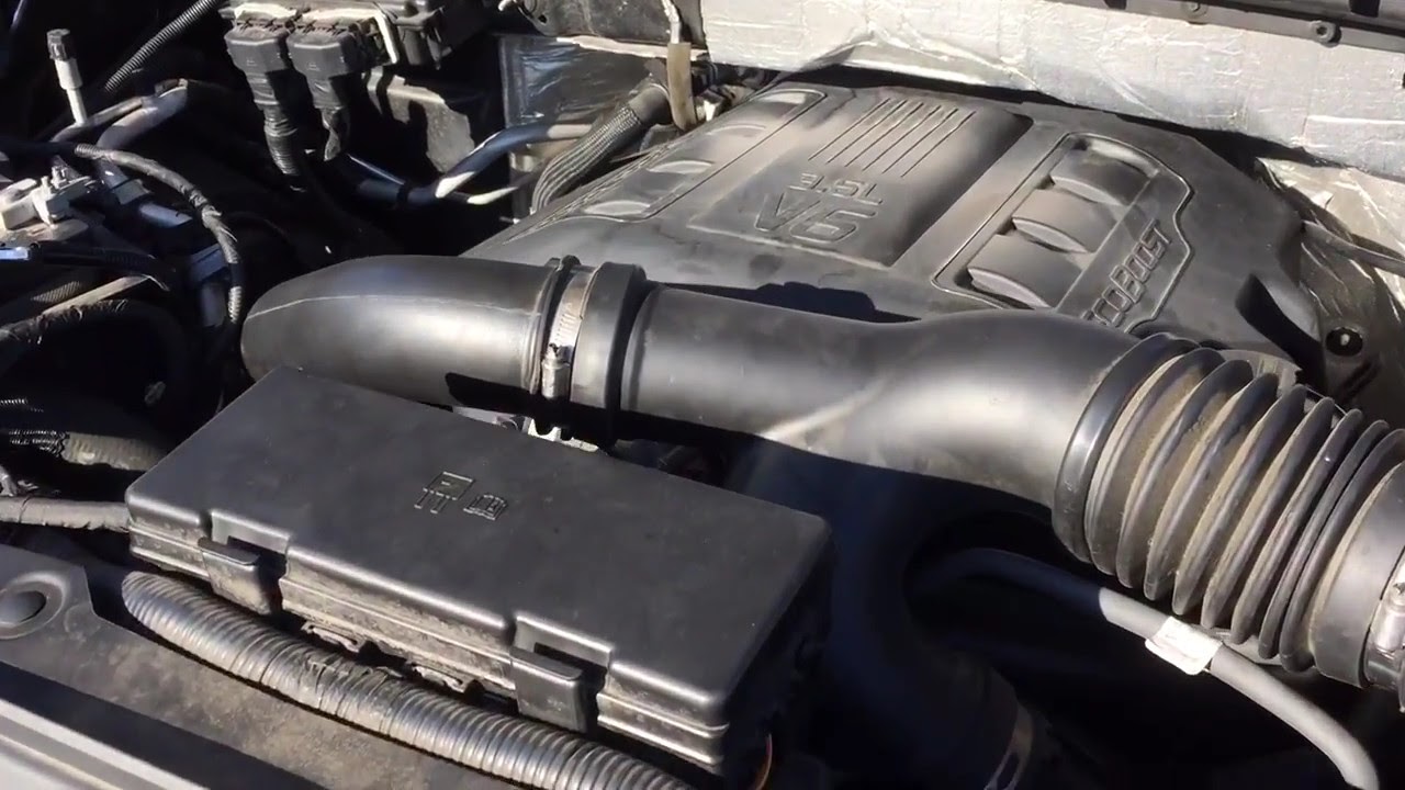 Ford F150 Ecoboost 2013 Ticking, knocking, clicking noise - YouTube