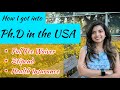 How to get into Ph.D in the USA as an International Student | Full Funding + Stipend