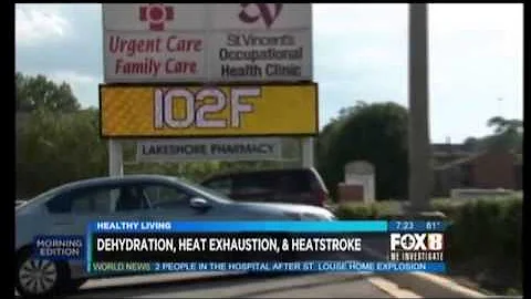 Dehydration, Heat Exhaustion and Heatstroke - Dr. Le Nguyen on WVUE FOX 8