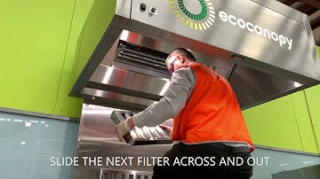 Ecocanopy Baffle filter removal video