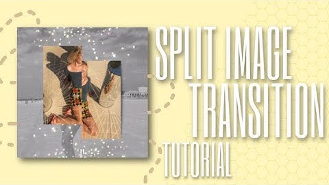 Split Image Transition Tutorial | Funimate tutorial #1