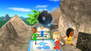 Wii Party Board Game Island - Player Vs Silke Vs David Vs Theo (Expert Difficulty)