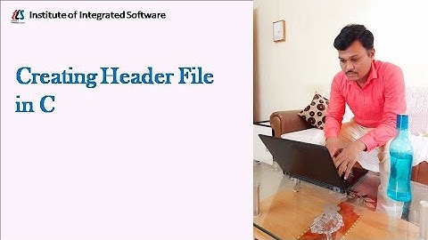 Creating Header File in C | Hindi Language