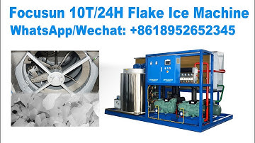 Focusun 10ton fresh water flake ice making machine