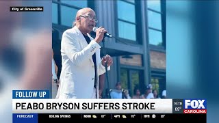Greenville city leaders react after Peabo Bryson suffers a stroke