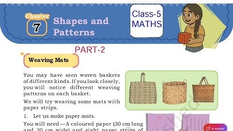 (PART-2) Shapes and Patterns / Class-5 Maths NCERT Chapter-7 Explanation & Solution By KV teacher 