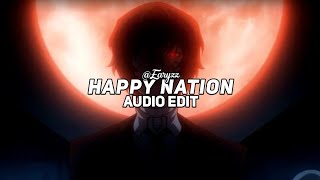 happy nation - ace of base [edit audio]