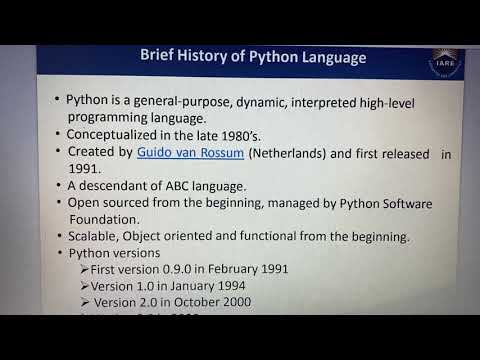 PPT on Features and uses of python