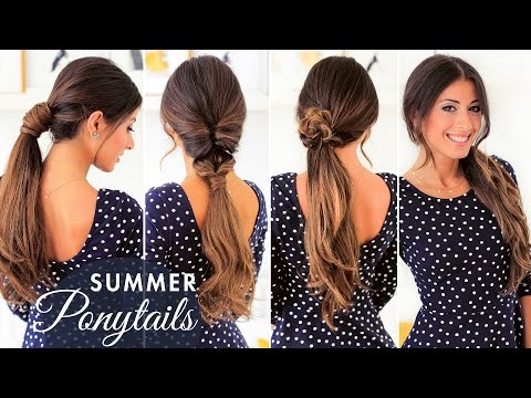 Cute Summer Ponytails | Luxy Hair