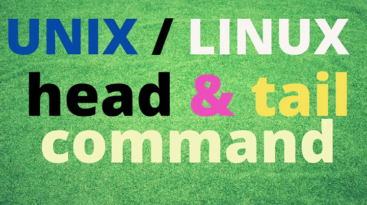 head and tail command in Unix | Linux