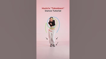 Huntrix ‘Takedown’ dance tutorial, slowed, mirrored, with singsinging #huntrix #takedown #kpopdance