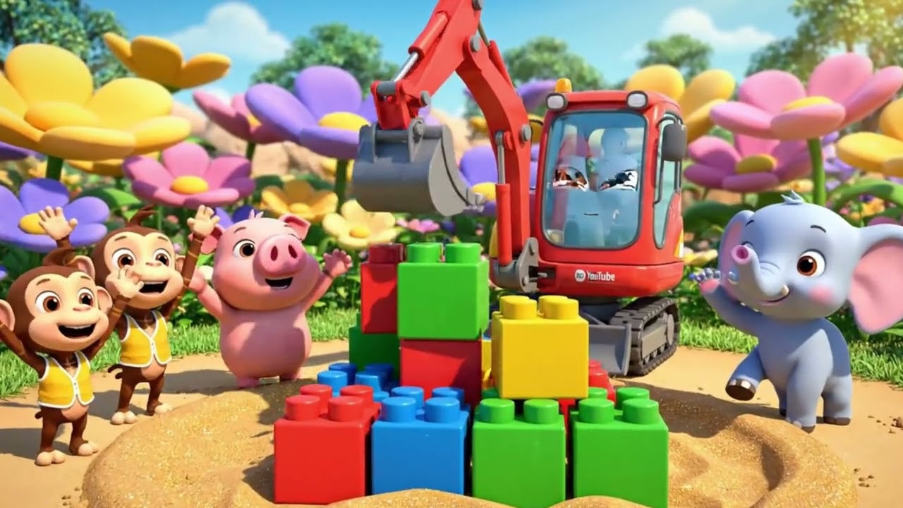 Wheels on the Bus Kids Nursery Rhymes Kids Songs #1121