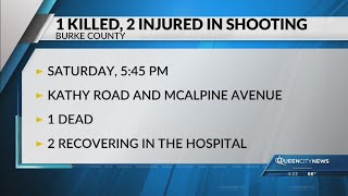 1 dead, 2 hurt in Morganton shooting: Sheriff