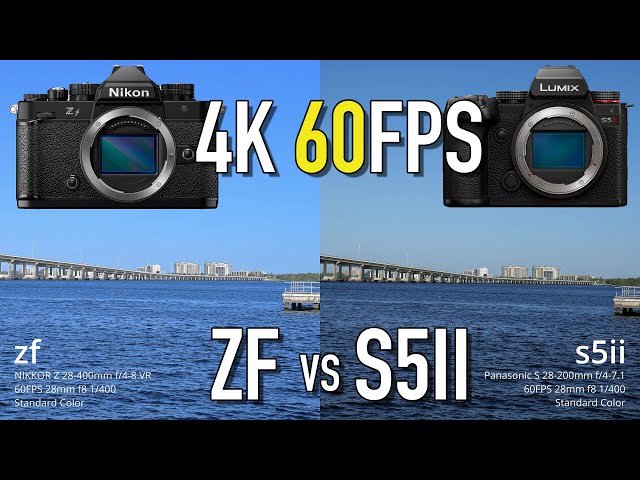 PANASONIC LUMIX/SONY/Nikon カメラまとめ4台 Nikon zf vs Lumix s5ii Video Comparation 60FPS - YouTube