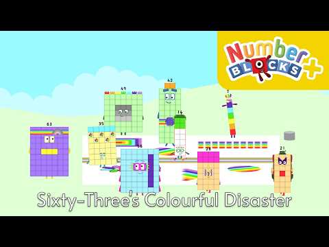 Numberblocks+ Episode 3: Sixty-Three's Colourful Disaster