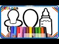 Baby Supplies Drawing and Puzzle Coloring / Akn Kids House