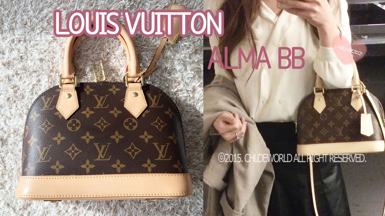 Louis Vuitton Alma BB 1 Year Review,Alma BB Monogram,Wear and Tear,What  Fits Inside? 