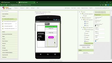 Simple working BMI calculator with MIT App Inventor.
