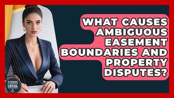 What Causes Ambiguous Easement Boundaries And Property Disputes? - Avoiding Common Legal Mistakes
