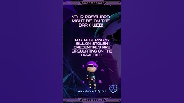 Your Password Might Be On The Dark Web!