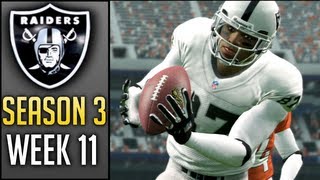 Madden 13 connected careers (raiders): week 11 @ broncos (season 3)