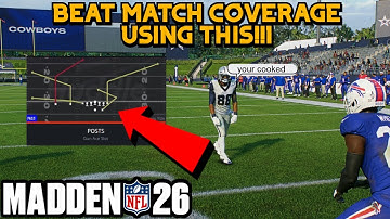 How To Beat Match Coverage - Madden 26 Tutorial