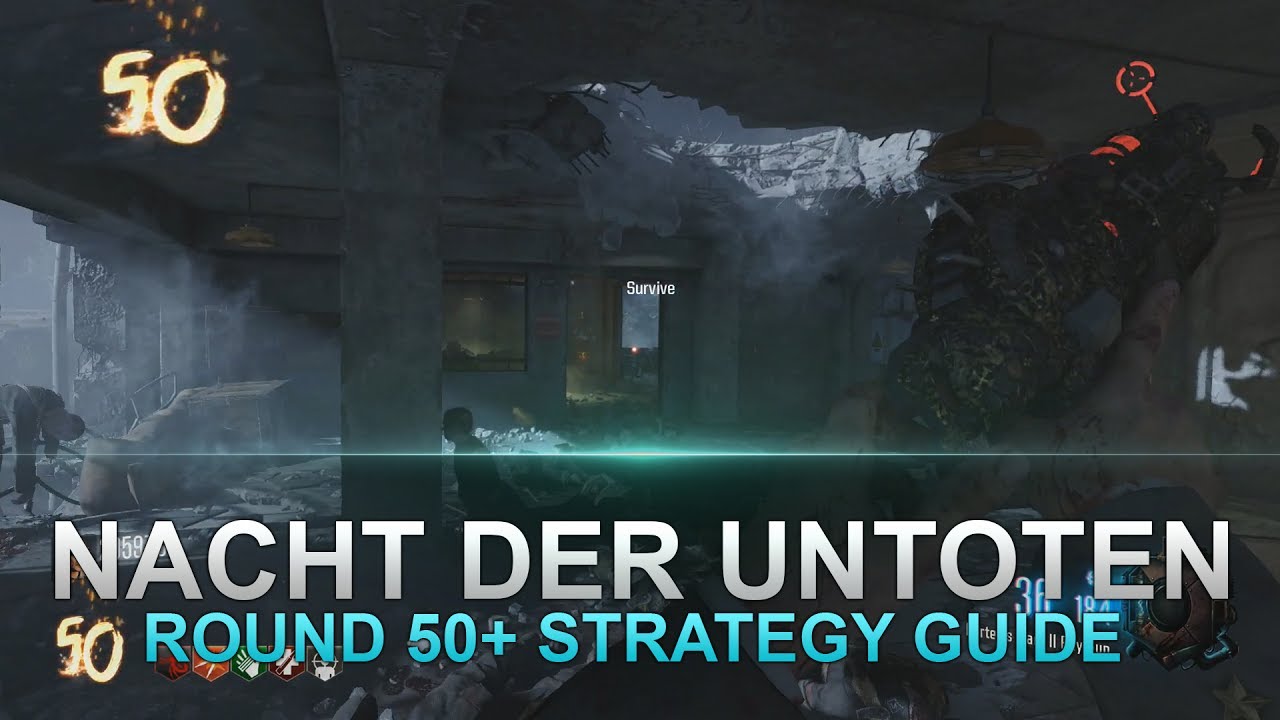 Black Ops 3 Nacht Der Untoten Round 50 Solo Strategy Zombie Chronicles Youtube