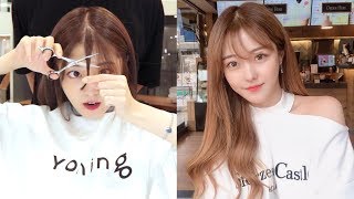 (eng) Top 3 mistakes that people make when making bangs + how to cut Korean style bangs