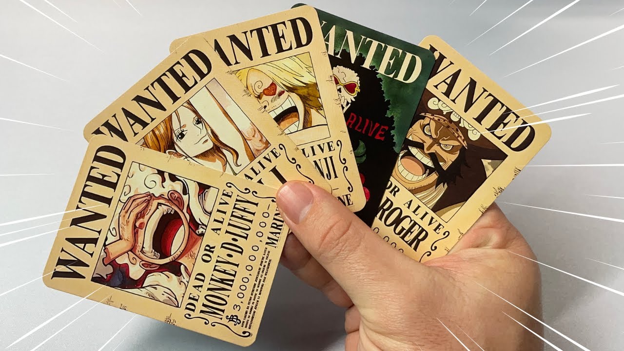 WANTED One Piece Cards are BEAUTIFUL