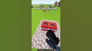 MINECRAFT BEST  EXPLOSION 💥🤯 !! #shorts