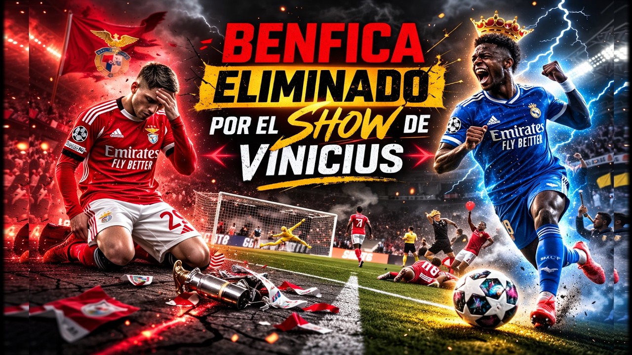 Benfica eliminado por el show de Vinicius | ¿RACISMO O PANTALLA?